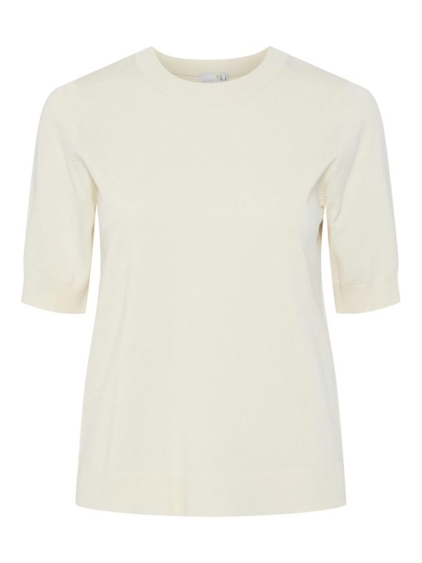 YASLENA SS KNIT PULLOVER S. NOOS - Birch