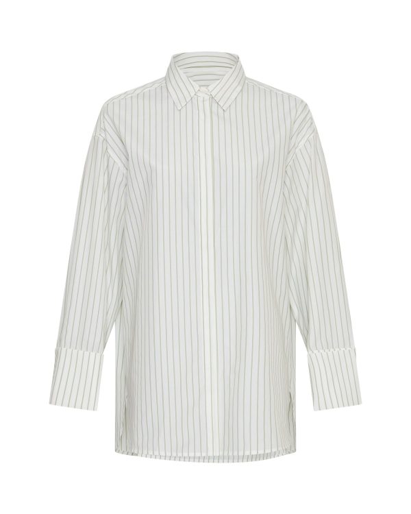 MSCHERINA ZENIKA SHIRT - Egret/forest