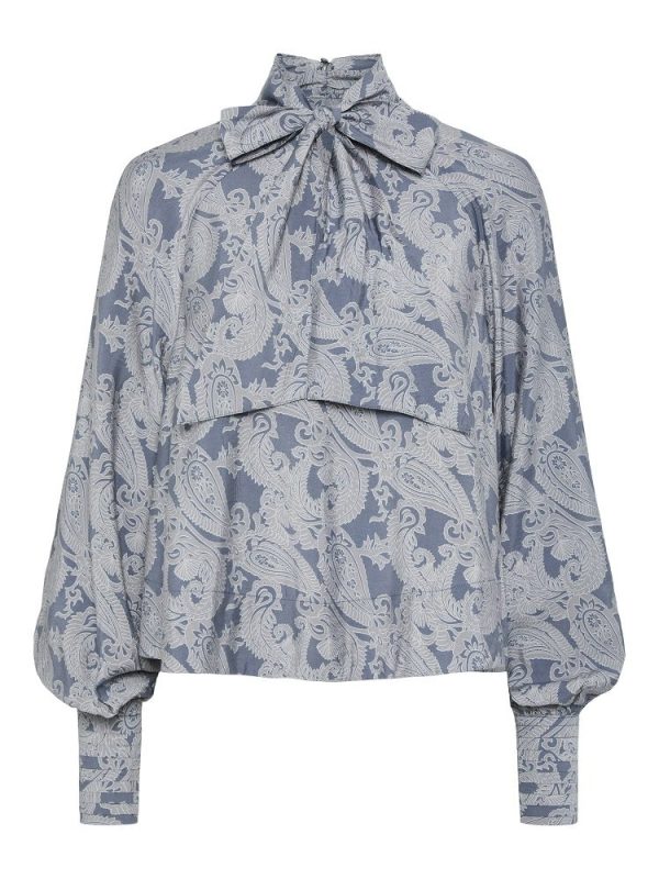 YASLIMOS LS TOP S. - Grisaille/limos print