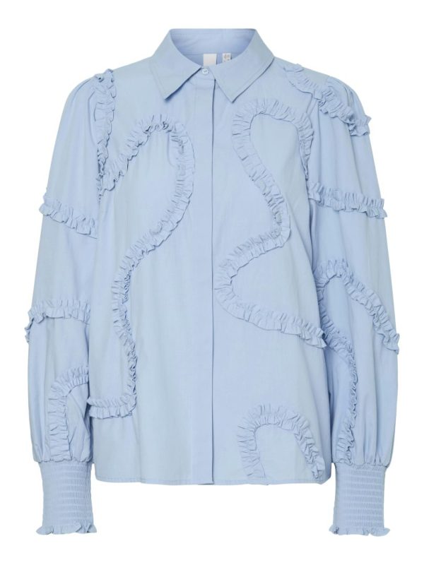 YASTRIMA LS SHIRT S. - EX-Clear sky