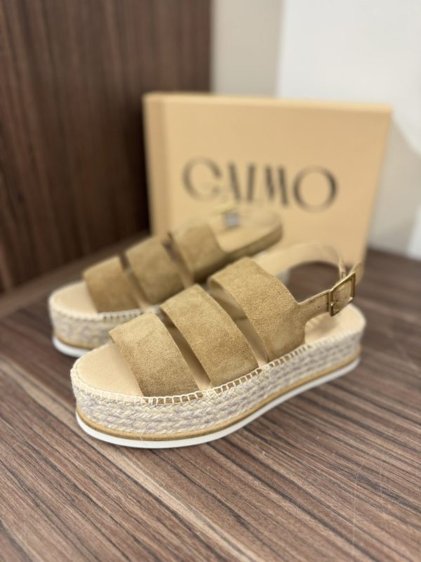 GAIMO JORA-Pesca baby silk cuoio-pesc