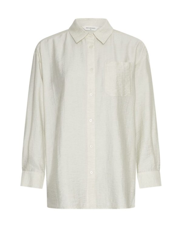MSCHDISA SHIRT-Sand/melange