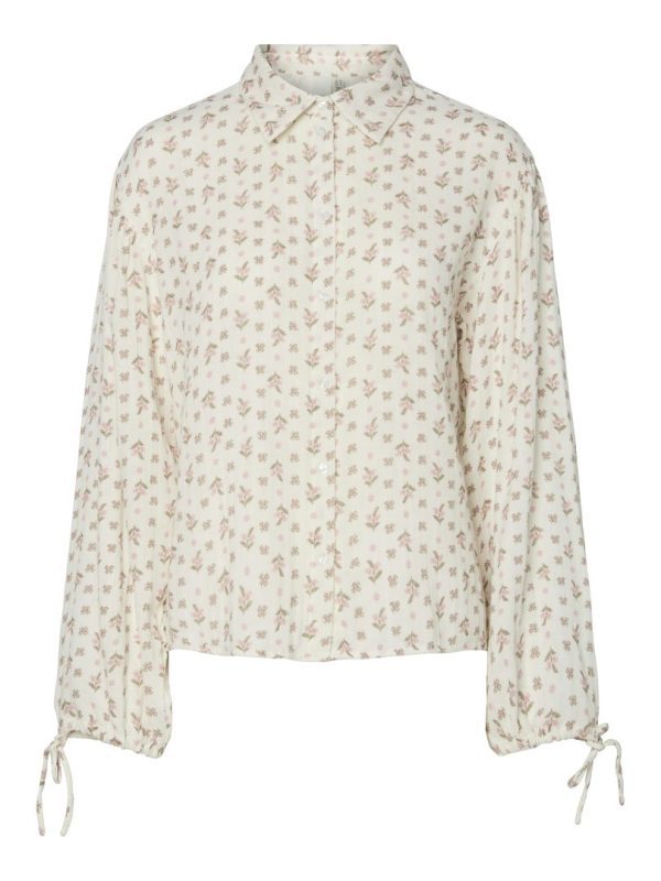 YASYONA LS SHIRT S. - Star white/Yona print