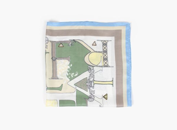 MONTECRISTO SILKESKJERF - Light blue