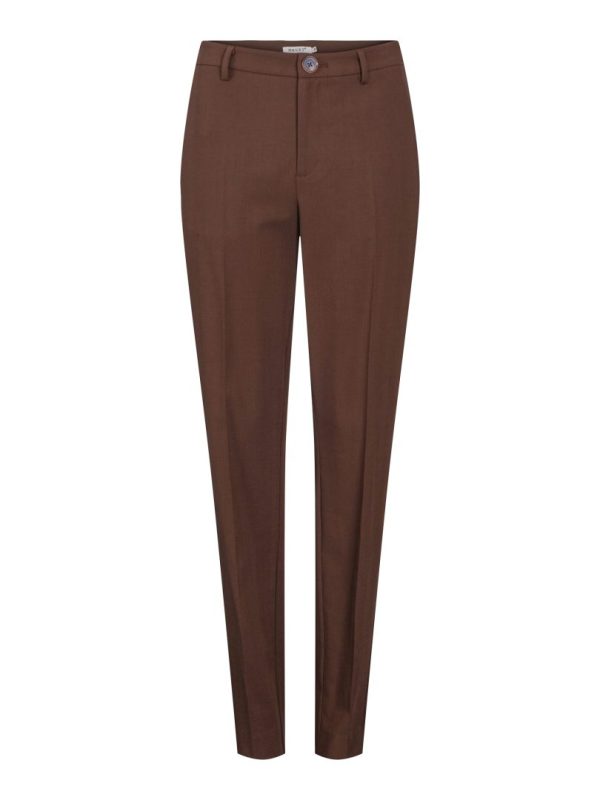 CHINOS COTTON STRETCH-Brown