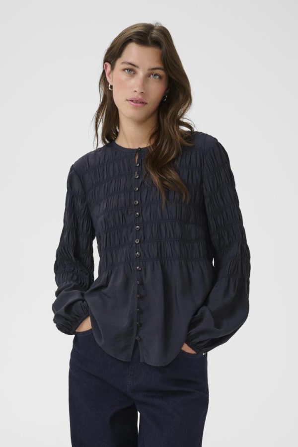 SIFFEPW SHIRT- Dark navy