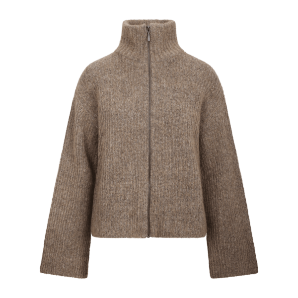 PANDORA CARDIGAN - Mid brown