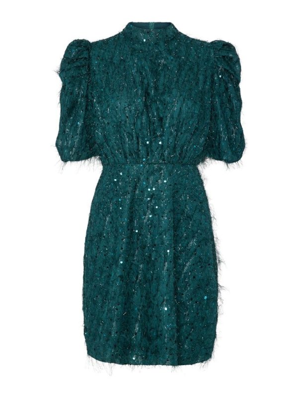 YASILZA 2/4 SEQUIN DRESS - SHOW - Ponderosa pine