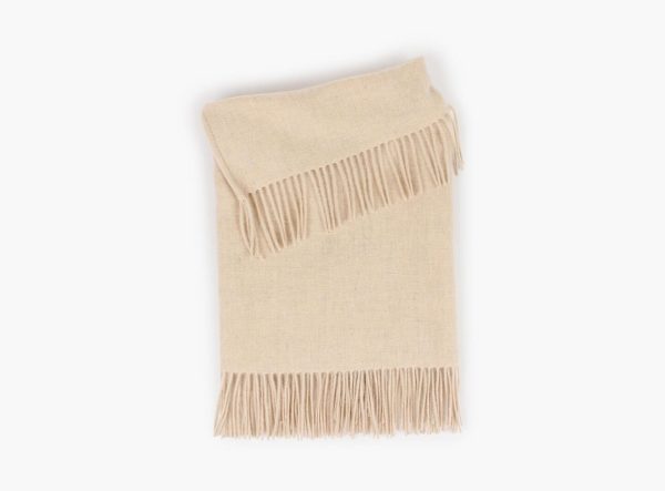 NOHR ODA HALS M/FRYNSER - Offwhite