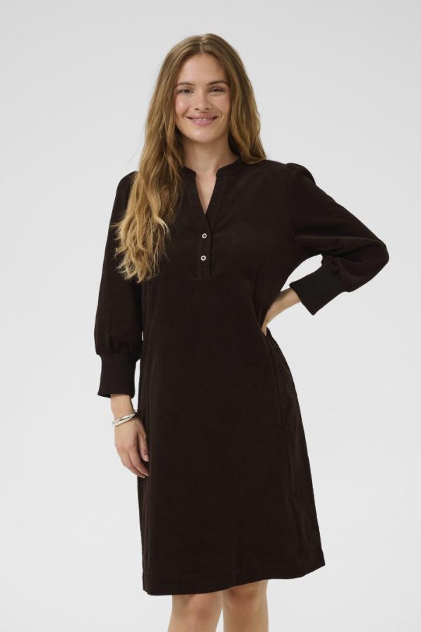 CURHAENA DRESS- Coffee bean