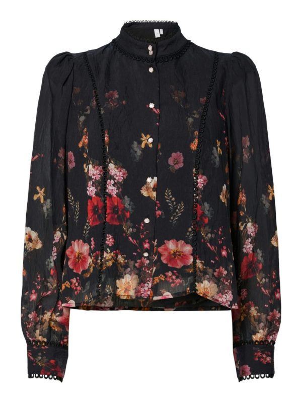 YASROMANTICA LS SHIRT - SHOW- Black/ romatica