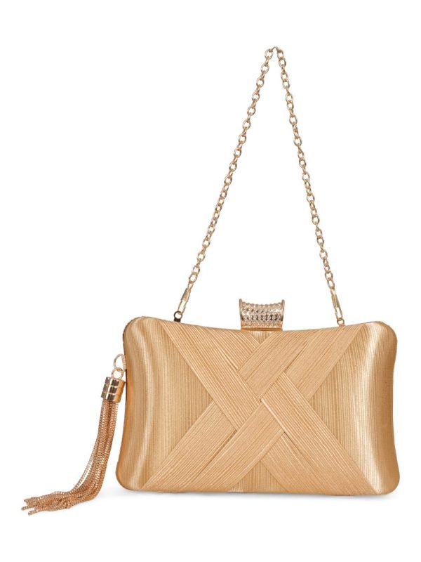 TASSEL PARTY BAG -  Gold