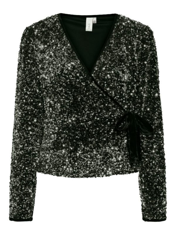 YASELLE LS WRAP TOP - SHOW- Rosin