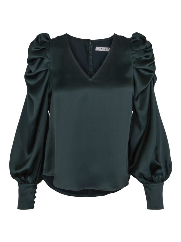 PARTY SLEEVE BLOUSE - Black