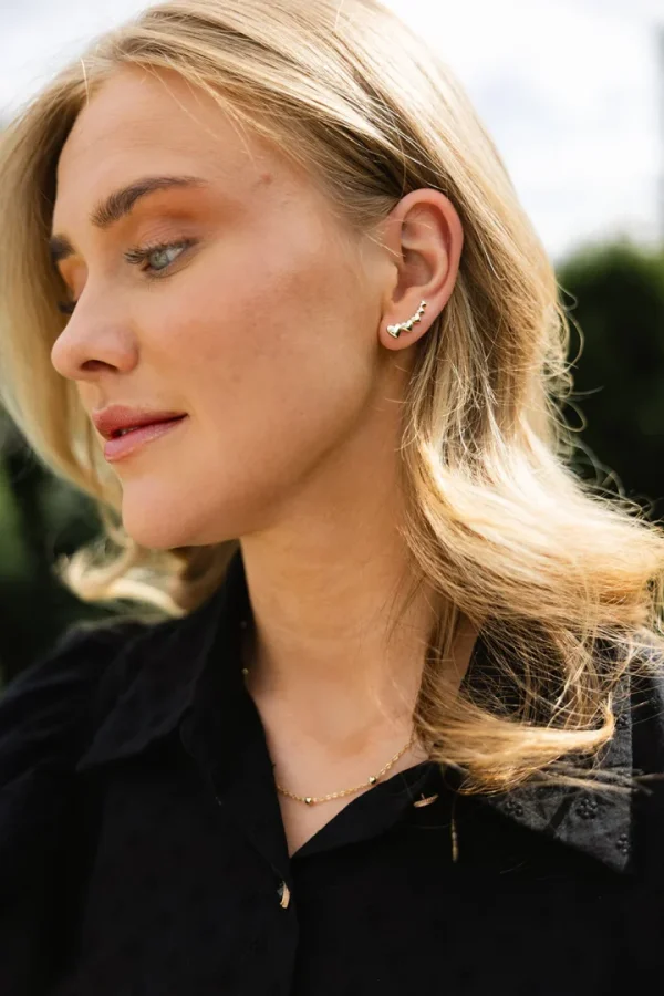 AMORE CLIMBER EARRINGS - Gold