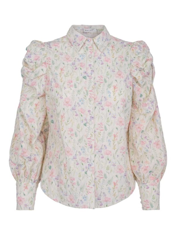 SLEEVE EMBROIDERY BLOUSE - Rose