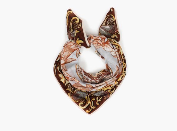 NOHR ANNA ULLSKJERF 90x90cm - Burgunder