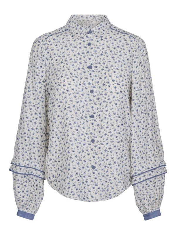 DETAILED SHIRT- Blomsterprint