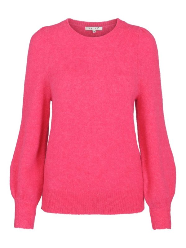 HAIRY PULLOVER - Pink