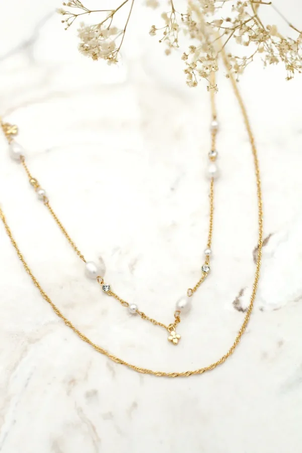 LUCIA  DOUBLE NECKLACE