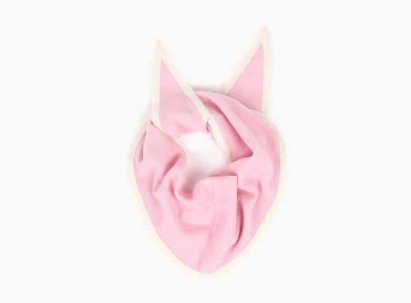 NOHR LARA DUO WOOL CASHMERE TRIANGLE - Lys rosa