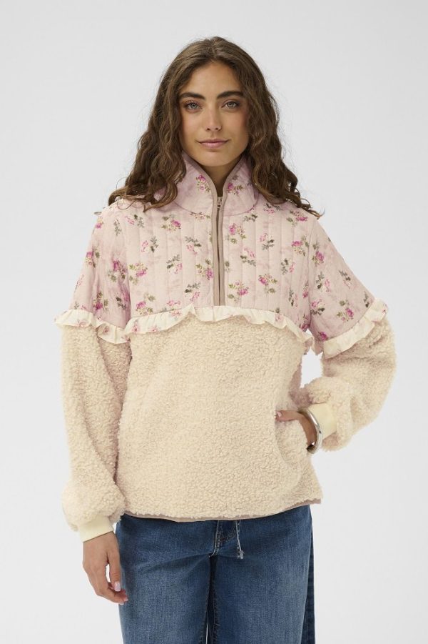 CUAIKO CATINA TEDDY JACKET - Whitecap