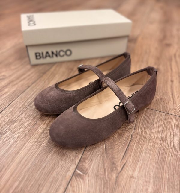 BIAMADISON MARY JANE SUEDE- Brown