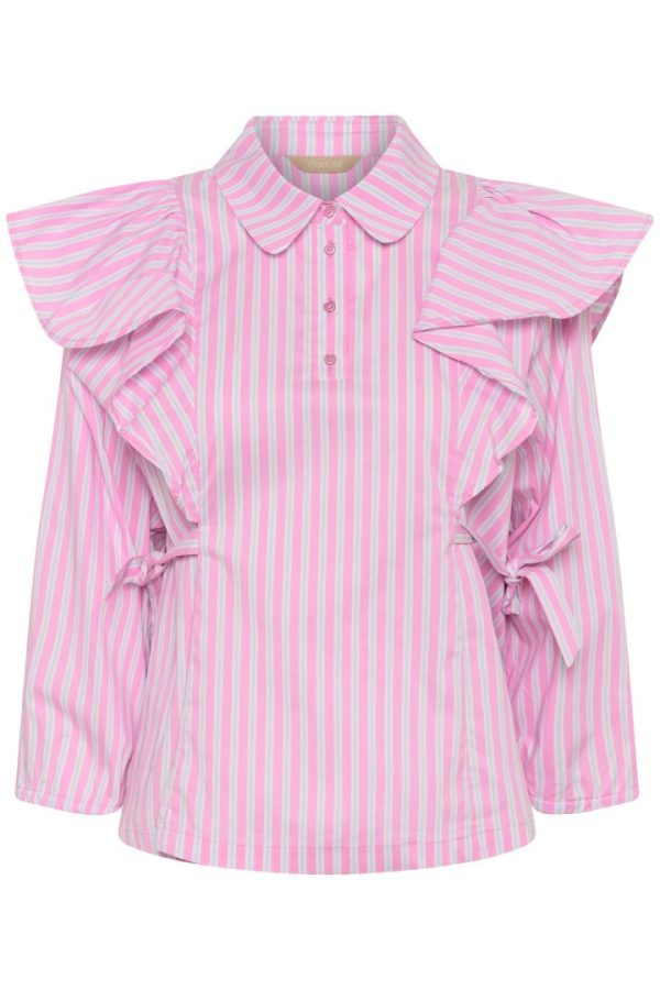 CUART BLOUSE- Pink stripe