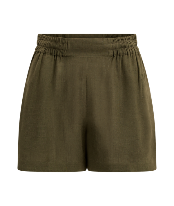 EDDA SHORTS - Dark olive