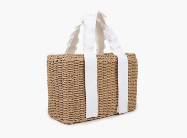 MADDIE STRÅVESKE- Hvit