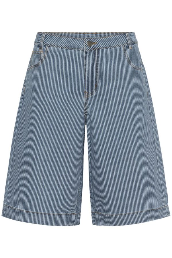 CUAINA CITY SHORTS- Blue/white stripe