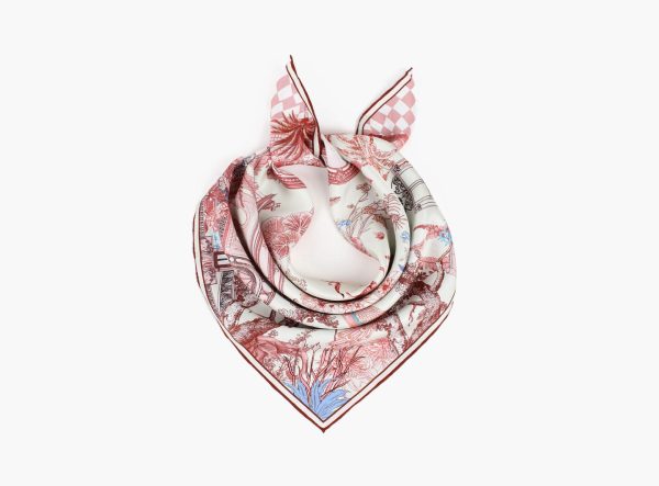 NORH EDEN SILKEKJERF 65X65- Rosa