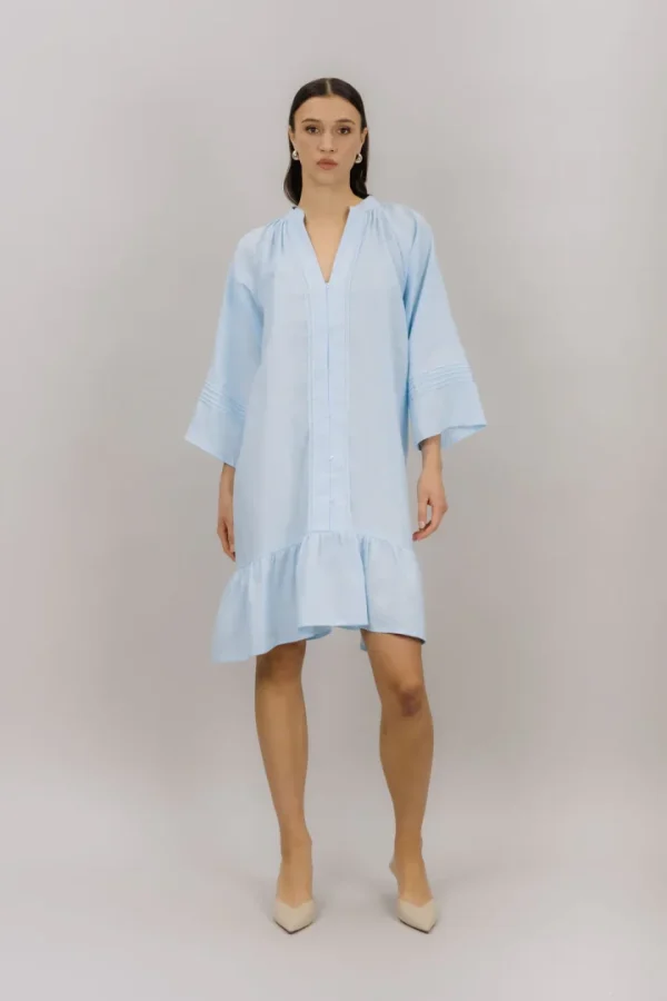 FRUSA DRESS - Light blue
