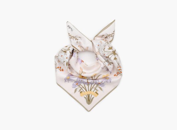 NOHR LYKKE SILKESKJERF 65x65 - Offwhite
