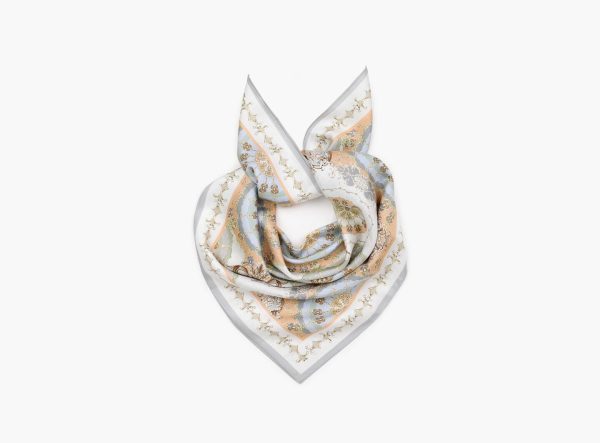 NOHR MOLLY SILKESKJERF 65x65cm - Offwhite