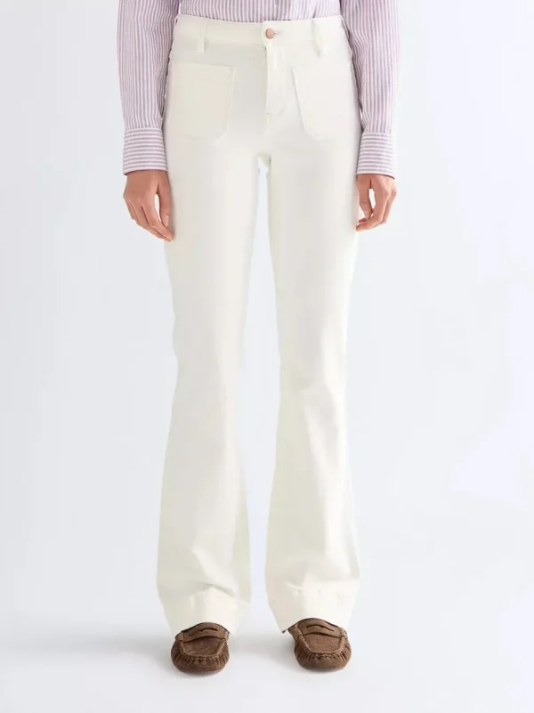 WRANGLER FLARE - Worn white