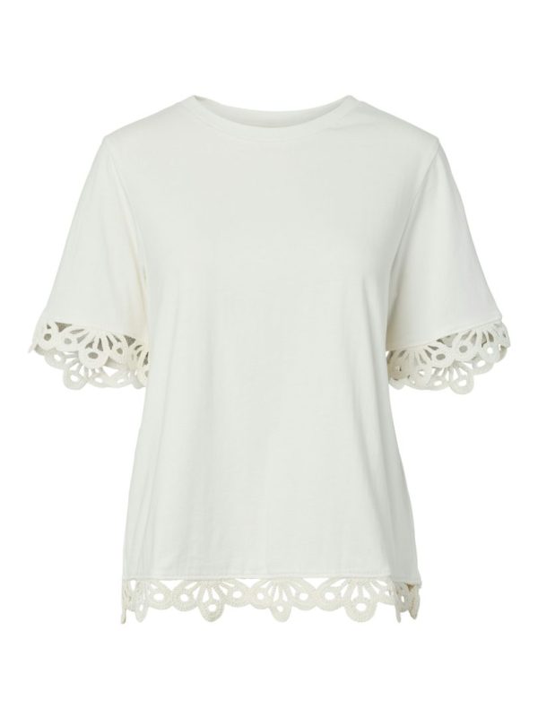 YASMELLA SS T-SHIRT S.-Star white