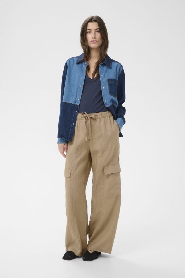 ATENAPW PANTS- Silver mink