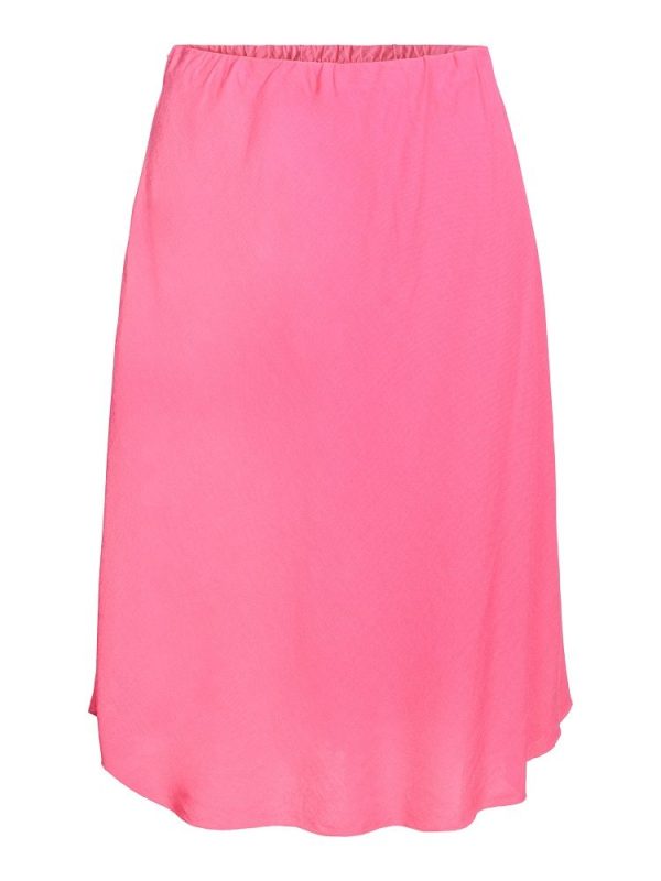 LINEN SKIRT - Fuchsia