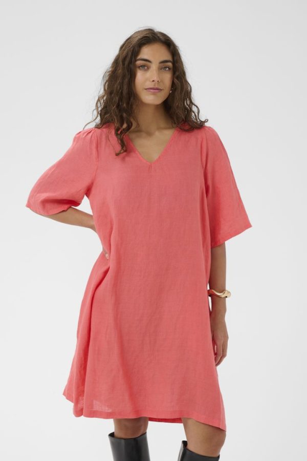 CUANIELA MOLLY DRESS- Sugar coral