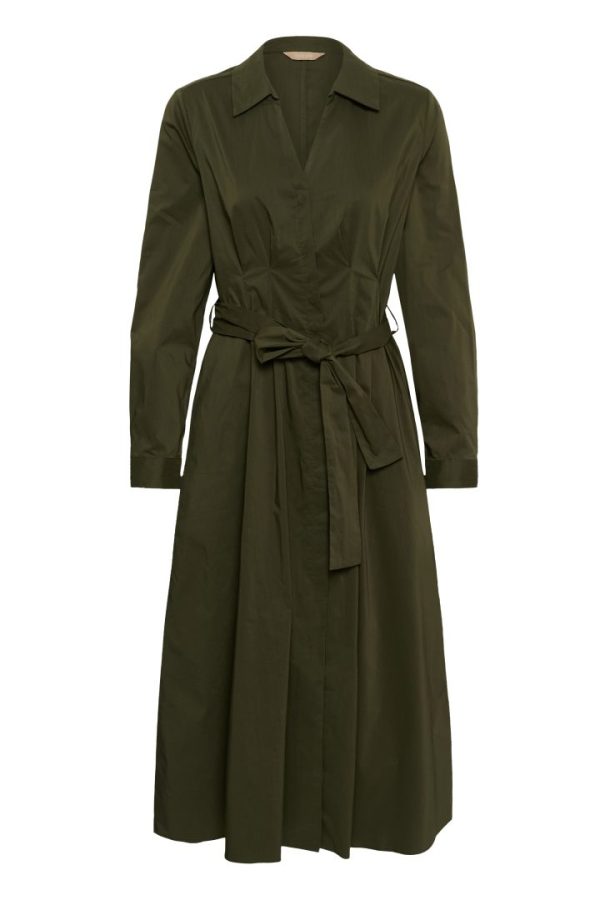 CUELENA ANTIONETT DRESS- Coffee bean