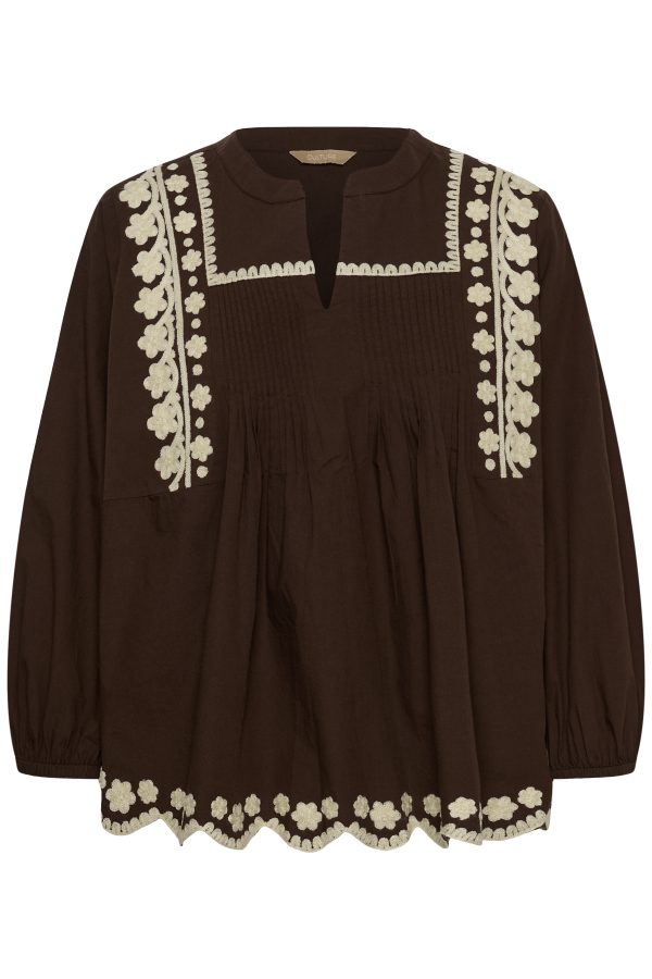 CUVIBA SHIRT-Coffee bean