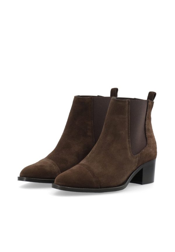BIACAROL DRESS CHELSEA BOOT SUEDE- Brown