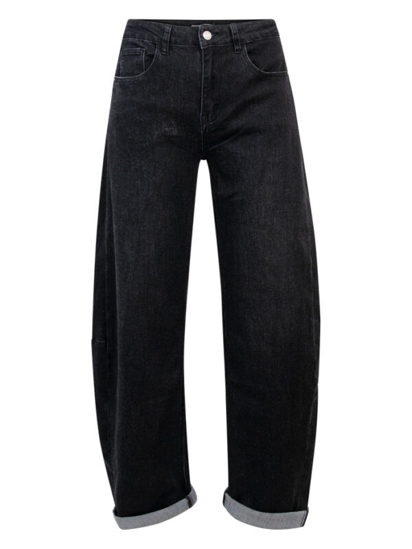 BARREL JEANS- Antrasit