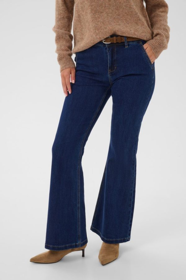 CUALICENT AMI FLARE CHINO JEAN- Rinse wash