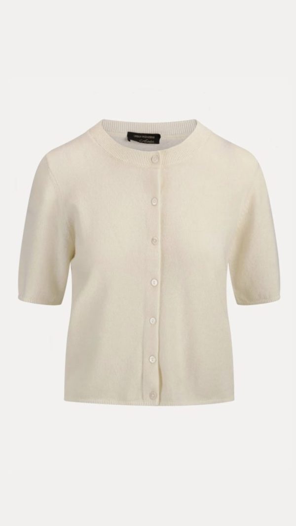 INDIRA SS CARDIGAN - Ivory