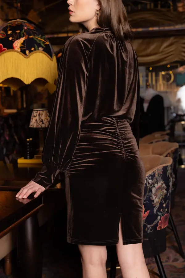 AMINA SKIRT - Brown
