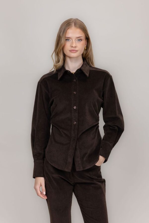 BETTY SHIRT- Black coffee