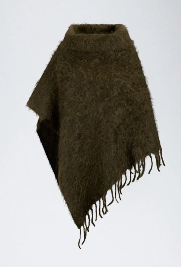 HEDY TURTLENECK ONESIZE  - Dark olive
