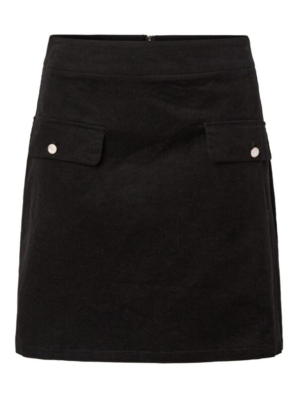 YASCORA HW SHORT SKIRT - Black
